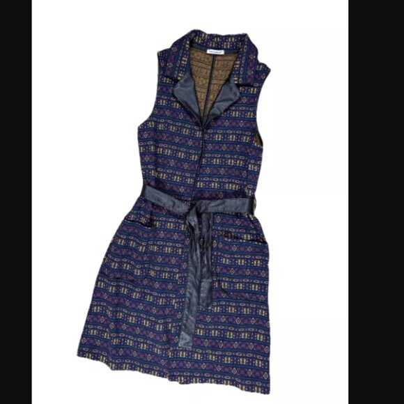 Modailgi Turkish Designer Women's Long Jacket Sleeveless Belted Top Cardigan - Picture 1 of 8